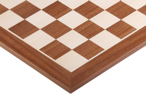 Tabla de sah lemn mahon, 41 x 41 cm, patrat 40 mm [1]