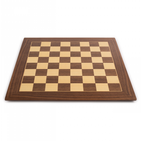 Tabla De Sah Din Lemn - Tabla de sah Walnut Deluxe Barcelona  55mm