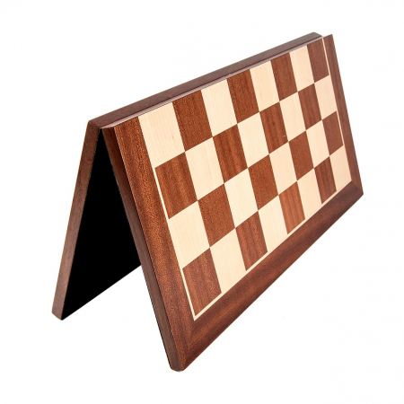 Promotii - Tabla de sah pliabila - lemn no 6 - mahon - New edition - Imperfecta