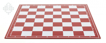 Tabla de sah pliabila PVC 49x49cm, patrat 55mm - Red [2]
