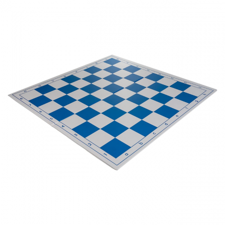 Tabla de sah pliabila PVC (alb-albastru) 57 mm [2]