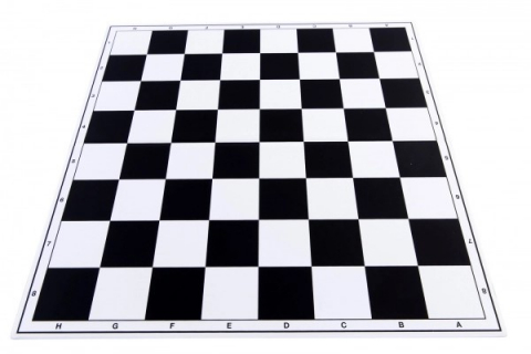 Tabla Din Material Plastic - Tabla de sah pliabila PVC no. 4 negru - 47mm