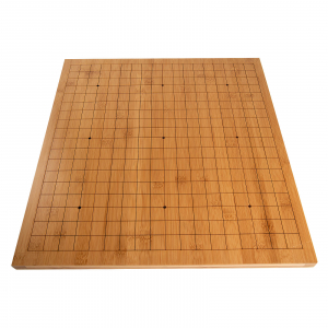 Table GO - Tabla Joc Go profesionala (13x13 pe spate), lemn bambus 2 cm, cu linii gravate