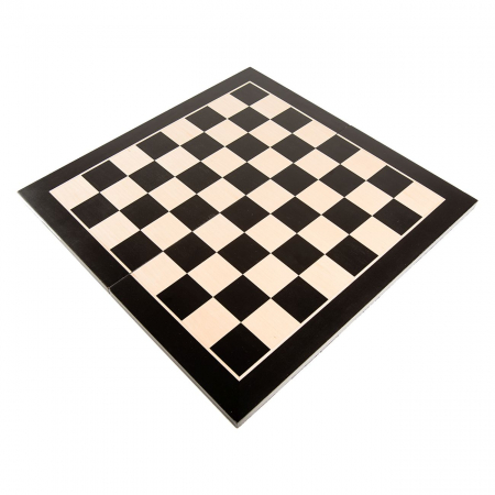 Tabla sah lemn pliabila-inlaid negru/artar, 48x48, patrat 50mm [1]