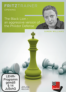 Chessbase - DVD: The Black Lion - an aggressive version of the Philidor Defense