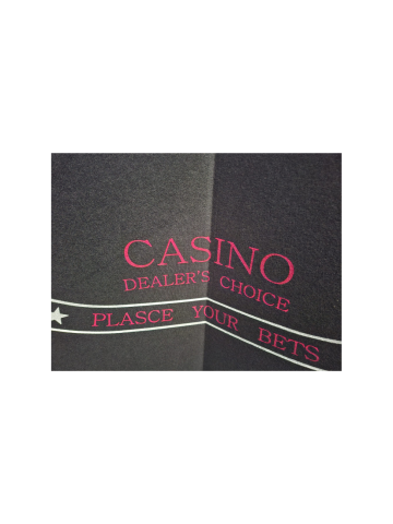 Top masa de Poker pliabila in 4, negru [1]