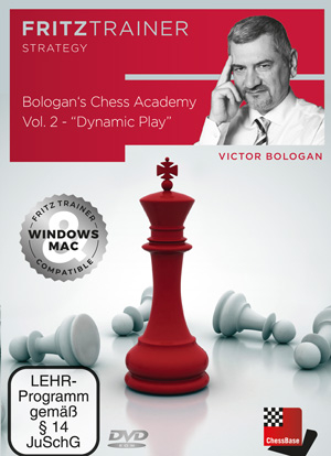Soft - Video DVD - Programe de jucat sah - TRAINING VIDEO - CHESSBASE - Bologan‘s Chess Academy Vol. 2 - “Dynamic Play” by  Victor Bologan