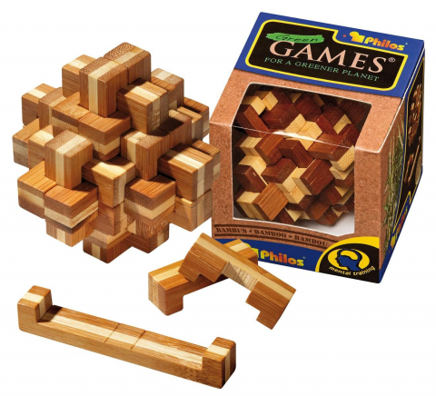Puzzle 3D Tricky Knot, Bambus [1]