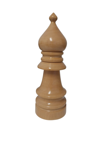 Cupe si trofee - Trofeu sah  lemn -Nebun Alb