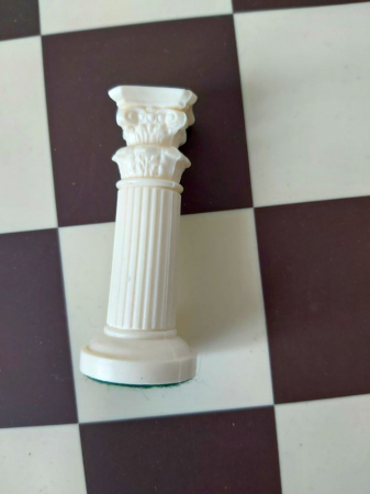 Piese rezerva - Turn alb rezerva pentru setul tematic din plastic Roma Antica