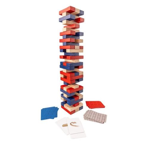 Turnul Instabil Color Plus – Joc de indemanare colorat [1]