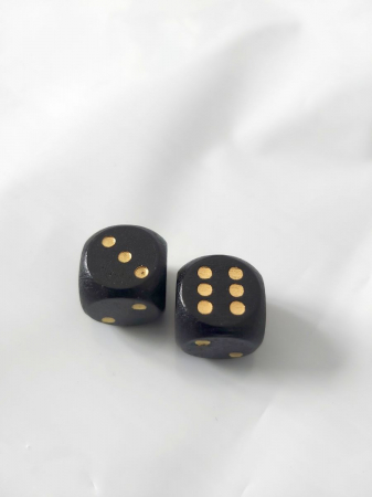 Accesorii Table/backgammon - Zaruri din lemn - 16mm, set 2 bucati