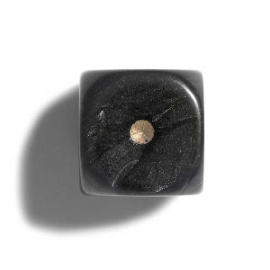 Jocuri - Zaruri perlate negre  16mm - set 2 bucati