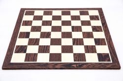 Table De Sah - Tabla lemn wenge - artar no 6 , 52 x 52 cm, patrat 55 mm, fara notatie