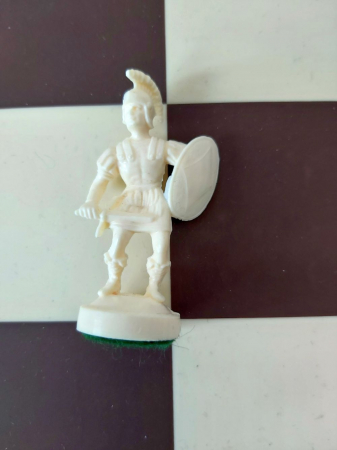 Piese rezerva - Pion Alb Rezerva pentru setul tematic din plastic Roma Antica