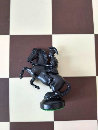 Piese rezerva - Cal negru rezerva pentru setul tematic din plastic Roma Antica