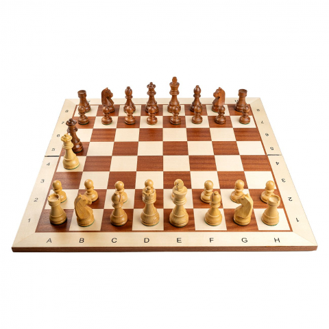 Seturi Sah - Combo set cu piese Staunton 6 German si tabla pliabila artar no. 6