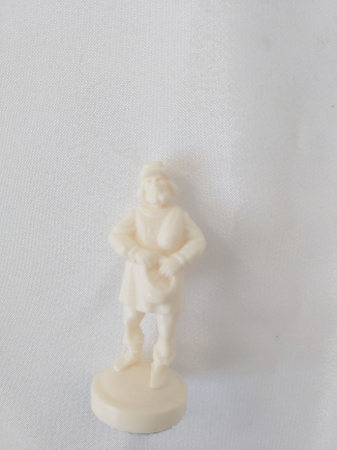 Piese rezerva - Pion alb rezerva pentru setul tematic din plastic Evul Mediu