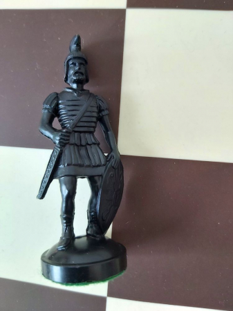 Piese rezerva - Nebun negru rezerva pentru setul tematic din plastic Roma Antica