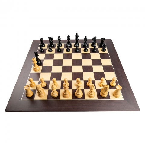 Combo Seturi - Piese sah Staunton 6 American Clasic Ebonised cu tabla de sah Barcelona Deluxe