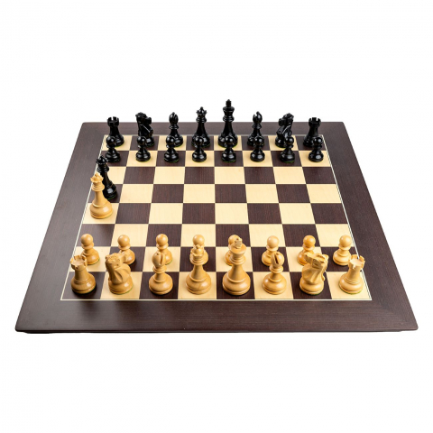 Seturi Sah - Piese sah Staunton 6 Deluxe Ebonised cu tabla de sah Barcelona Deluxe