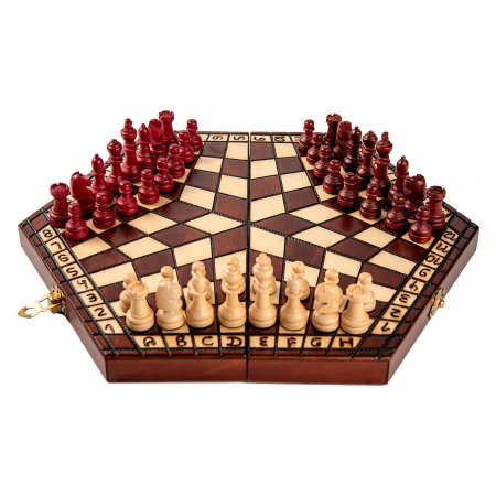 Seturi Sah - Set sah pentru 3 jucatori - mic