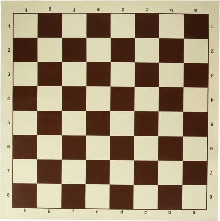 Faza 1 - Tabla de sah din vinil crem/maro