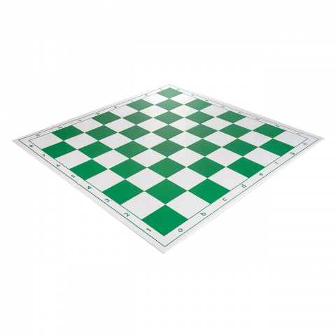 Table De Sah - Tabla de sah pliabila PVC (alb-verde) 57 mm
