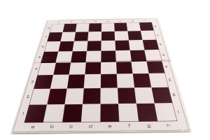 Table De Sah - Tabla de sah pliabila PVC no. 4, maro - 47mm