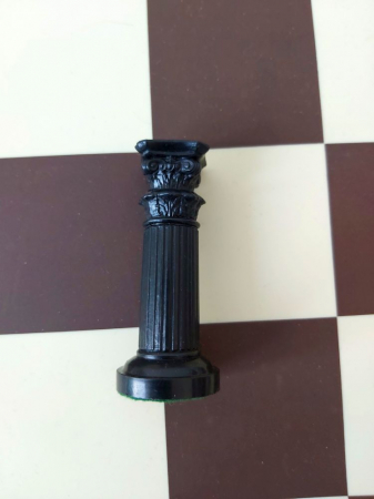 Piese rezerva - Turn negru rezerva pentru setul tematic din plastic Roma antica