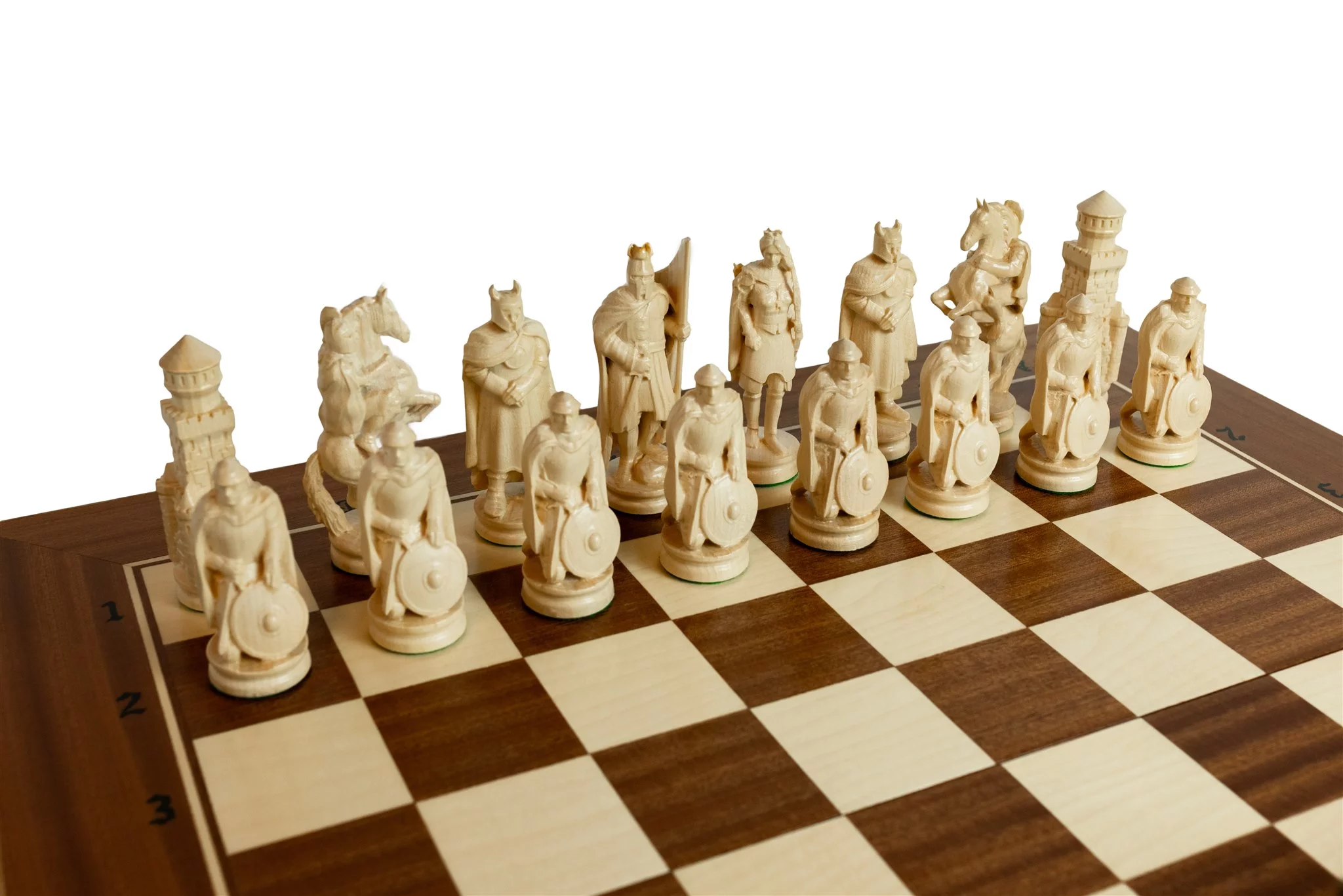 Set sah Artizanal- Cavaleri Medievali [4]