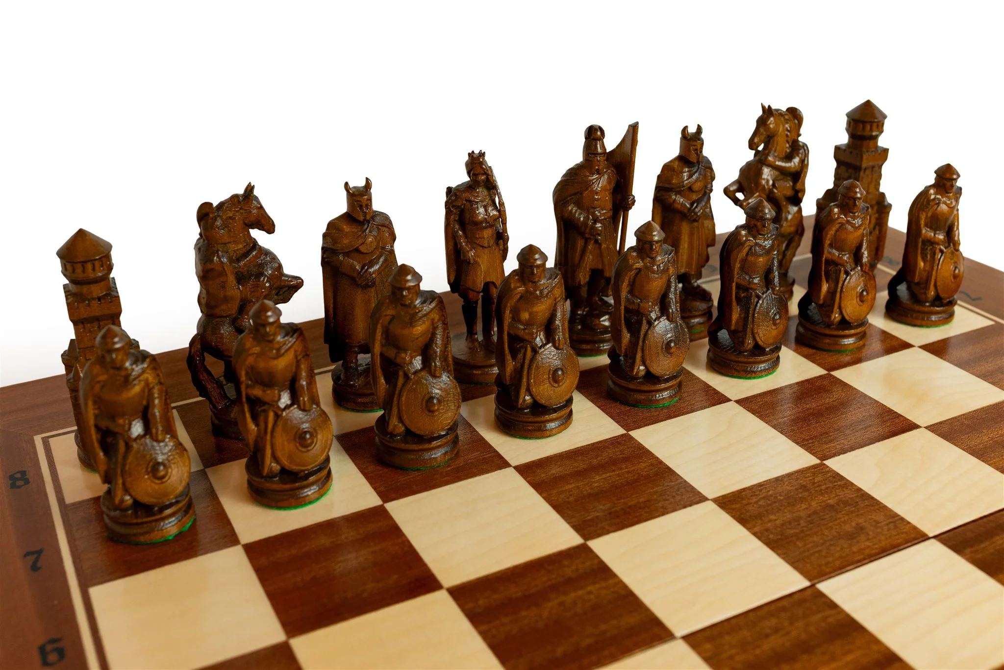 Set sah Artizanal- Cavaleri Medievali [5]