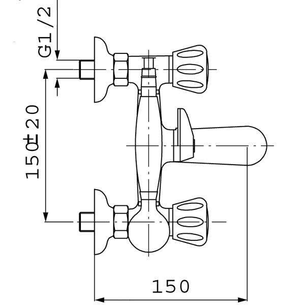 Baterie cada dus BST11 Standard-big