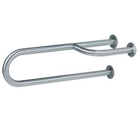 Bara dubla fixa, fixare 3 puncte, inox satinat 62 cm BFI600CS0