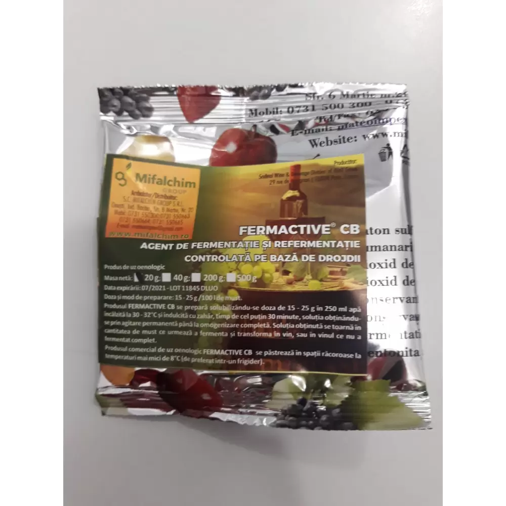 Adjuvanti - Drojdie pentru vin 20g