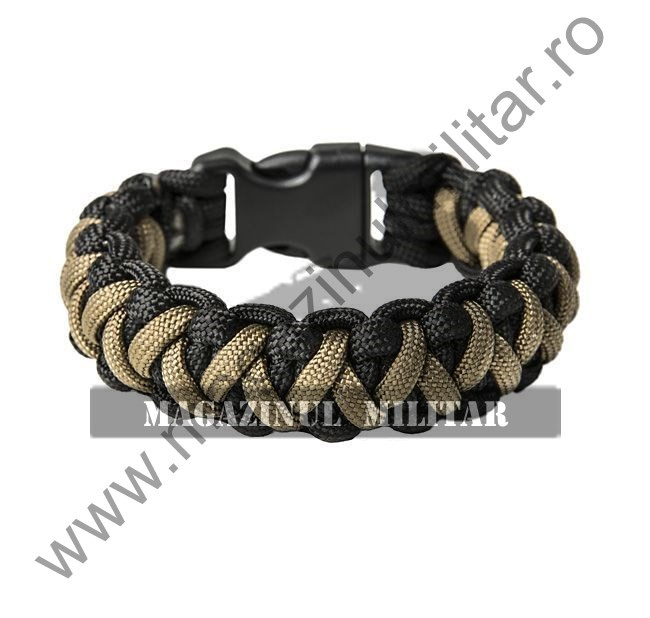 Bratara paracord Solomon, black [2]