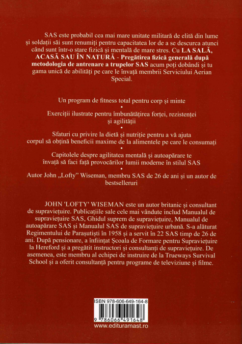 alt="Carte despre pregătirea fizică generală după metodologia trupelor SAS" [2]