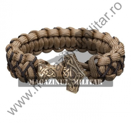 Supravietuire, outdoor - Bratara paracord Thor`s Hammer