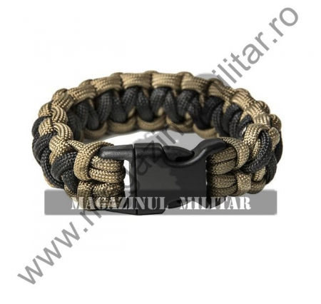 Supravietuire, outdoor - Bratara paracord Solomon, coyote
