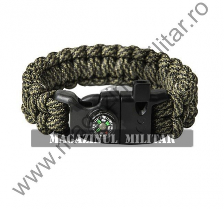 Supravietuire, outdoor - Bratara paracord supravietuire Cobra comanache
