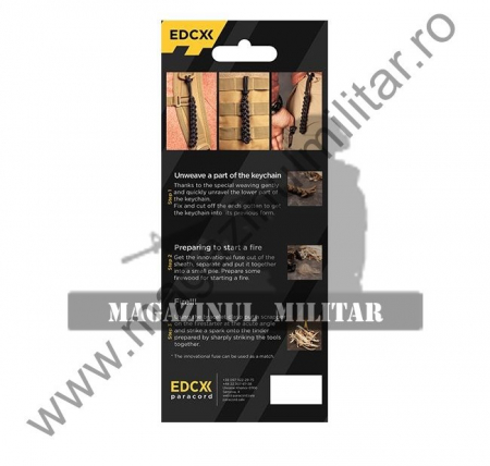 Breloc paracord supravietuire Lizzard coyote [4]