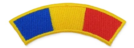 Armata - Ecuson umar drapel Romania Forte Terestre