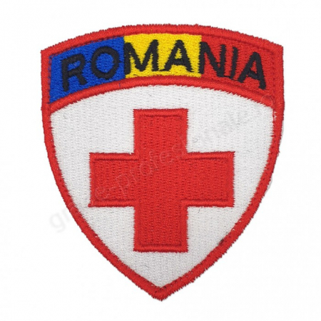 SMURD - Emblema Serviciul Medical cu Drapel