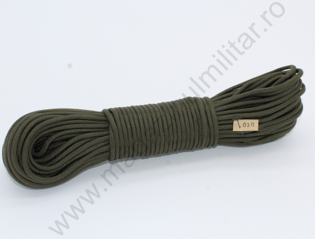 Supravietuire, outdoor - Paracord verde, rezistenta rupere 50kg