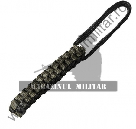 Supravietuire, outdoor - Snur (lanyard) Cuboid black and army green