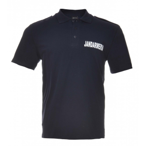 Jandarmerie - Tricou polo inscriptionat (fata+spate), fara emblema