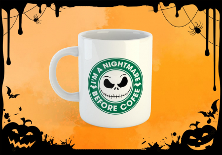 # Halloween - Cană I`m a nightmare