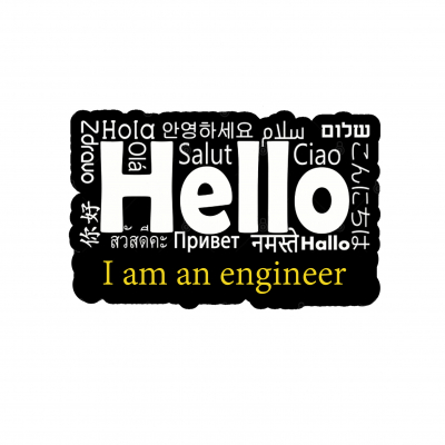 Hello - I am an engineer [1]