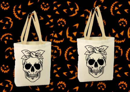 # Halloween - Sacoșă Miss skeleton