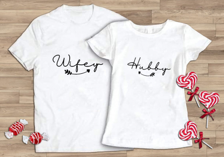 Produse - Set tricouri Wifey+ Hubby